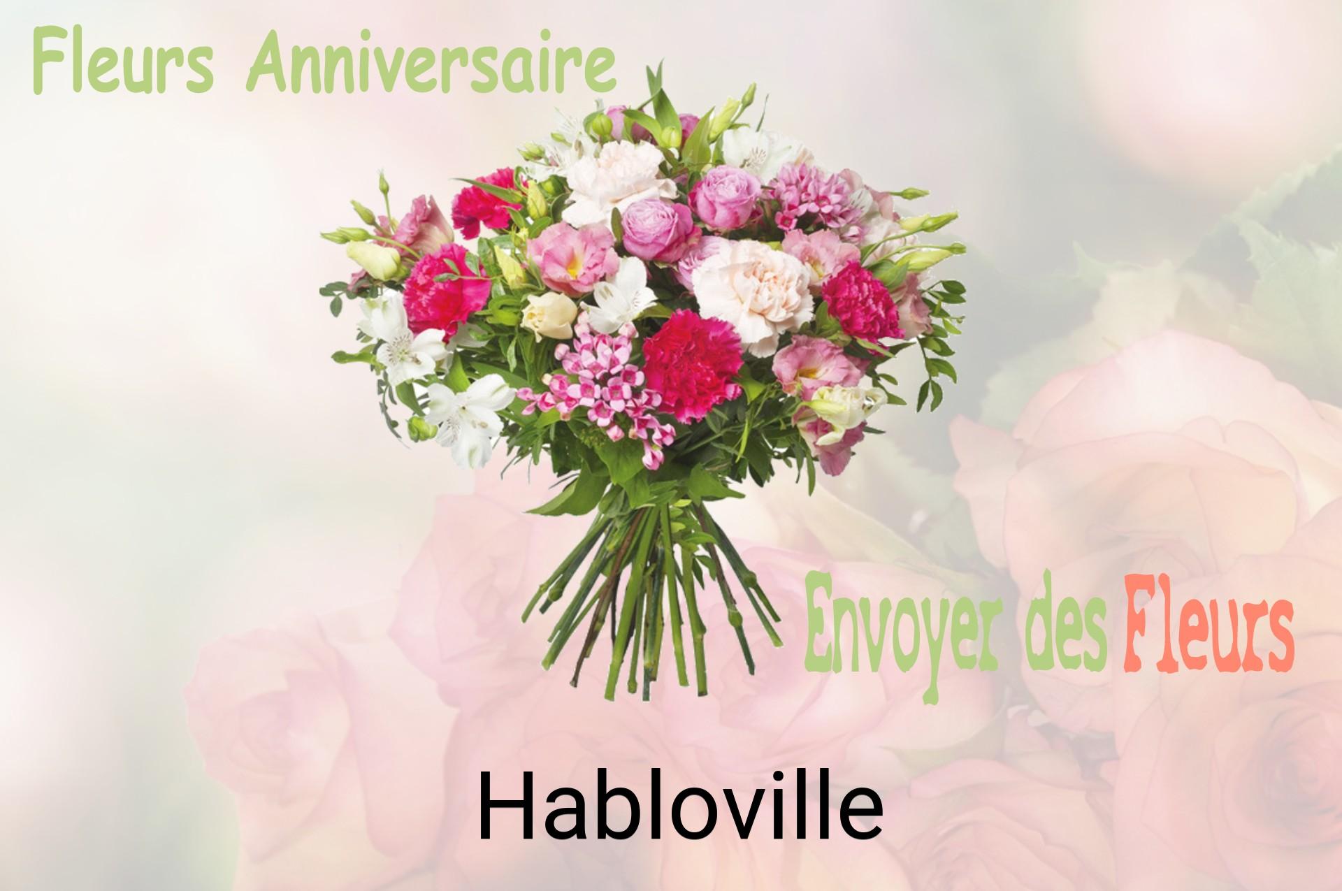 Bouquet de fleurs d’anniversaire livré à Habloville